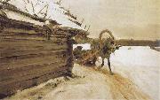 In Winter Valentin Serov